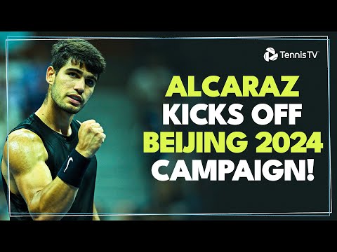 Carlos Alcaraz vs Giovanni Mpetshi Perricard | Beijing 2024 Highlights