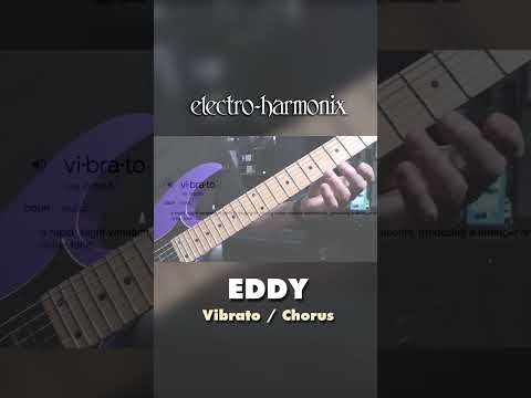 EHX Eddy Analog Vibrato & Chorus Pedal Demo