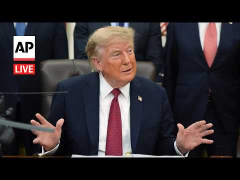 LIVE: Trump makes an announcement on healthcare