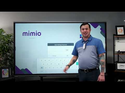 MimioPro 4 – Adjust Security Settings