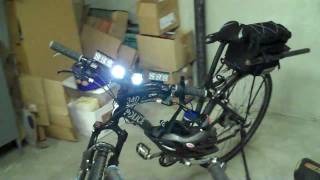 police cycle light