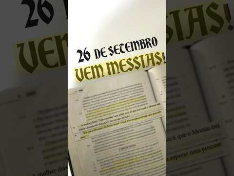Essa promessa nos fortalece e nos enche de paz todos os dias. Vem, Messias! 🙏🏻#Messias