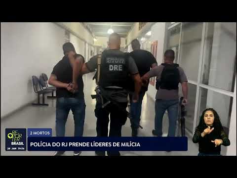 Polícia do RJ prende líderes de milícia