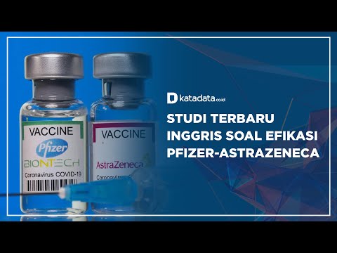 Studi Terbaru Inggris Soal Efikasi Pfizer-AstraZeneca | Katadata Indonesia