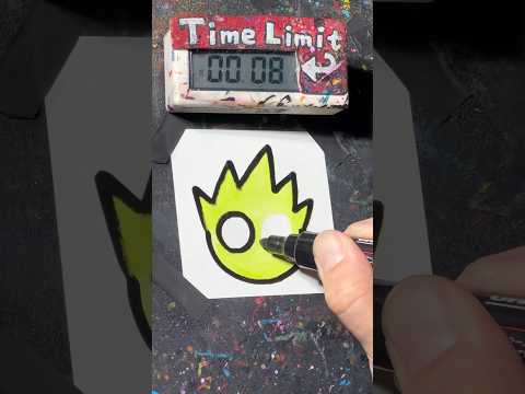 【ASMR】Drawing Lime Sprunki in 40 Sec