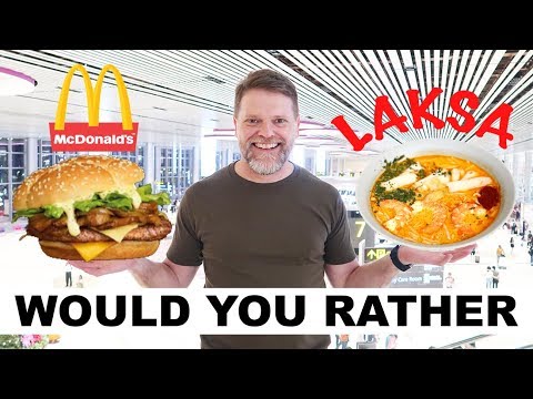 Would You Rather.... McDonald's Angus Mushroom Supreme V's Laksa - UCGXHiIMcPZ9IQNwmJOv12dQ