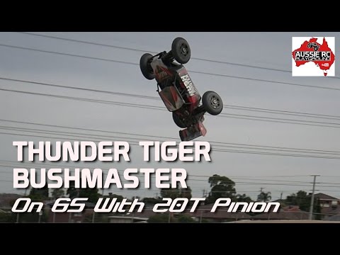 Thunder Tiger Bush Master on 6S with 20T Pinion - UCOfR0NE5V7IHhMABstt11kA