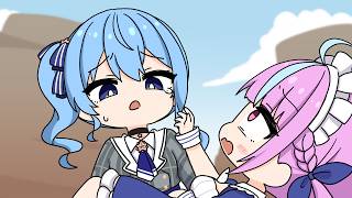【手描き】すいちゃん、俺の「星」になってくれないか？【星街すいせい/湊あくあ/さくらみこ/常闇トワ/ホロライブ/切り抜き漫画】