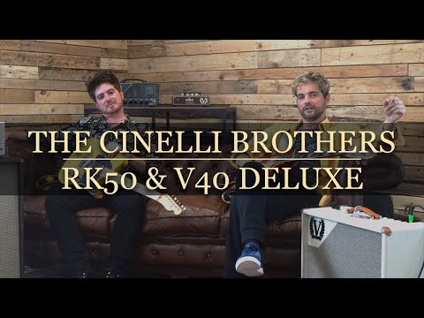 Marco and Stephen from The Cinelli Brothers and Victory Amps