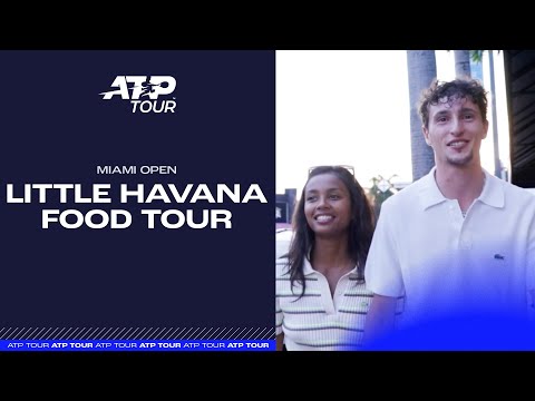 Ugo Humbert & Girlfriend Tessah Take a Little Havana Food Tour 🌴