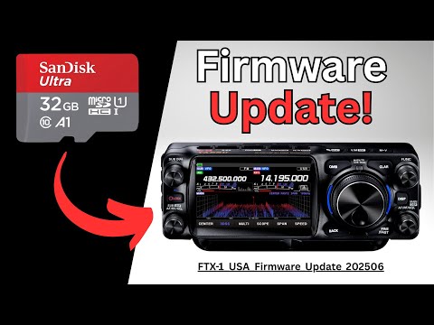 Yaesu FTX1-F: Firmware Update SIMPLIFIED!