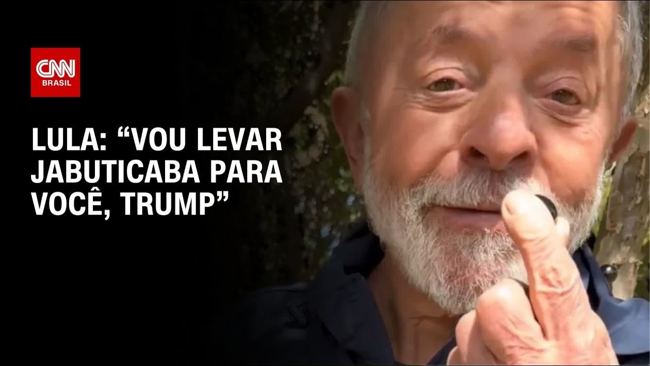 “Vou levar jabuticaba para você, Trump”, diz Lula ao citar briga tarifária | AGORA CNN
