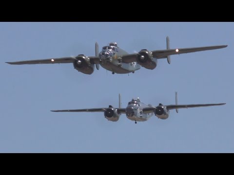 Skyfair 2017 - B-25J Mitchell and PBJ-1J Mitchell - Warbirds - UCW1affKlcm0v9kMDKoVtX3Q