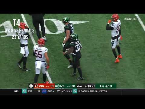 Michael Carter's Top 10 Longest Plays of the 2021 Season  | The New York Jets | NFL video clip