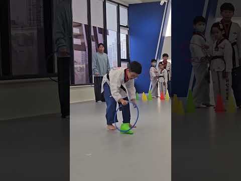 Hoop Cone Fishing #놀이체육 #taekwondo #kidsplay #kidsfun #협동심 #cooperative
