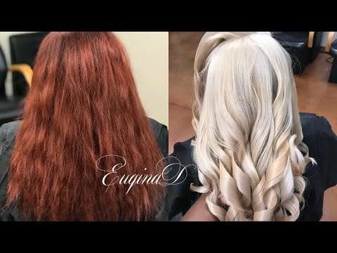 Red Box Colors to BLONDE Transformation Part 1