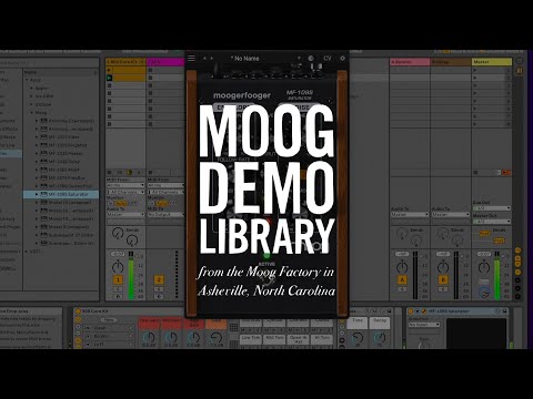 Moogerfooger Effects Plug-ins | MF-109S Saturator Demo