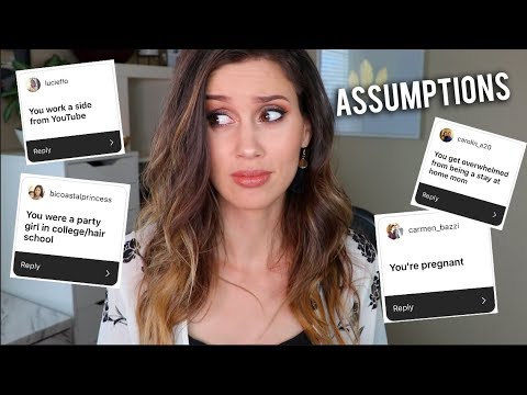 Reacting to Your Assumptions About Me - UCwrr3IkHMeDIAj7zjq17qoA