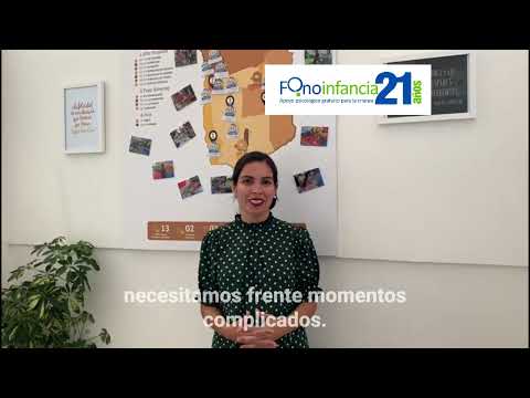 Saludo de Andrea Casanueva por aniversario Fonoinfancia