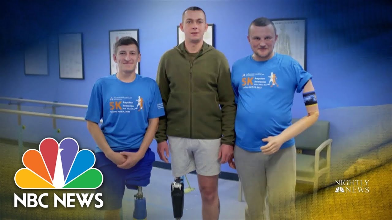 Ukrainian soldiers get prosthetic limbs from Maryland medical center