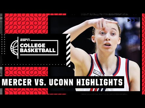 Mercer Bears vs. UConn Huskies [FIRST ROUND] | NCAA Women's Basketball Tournament Highlights video clip