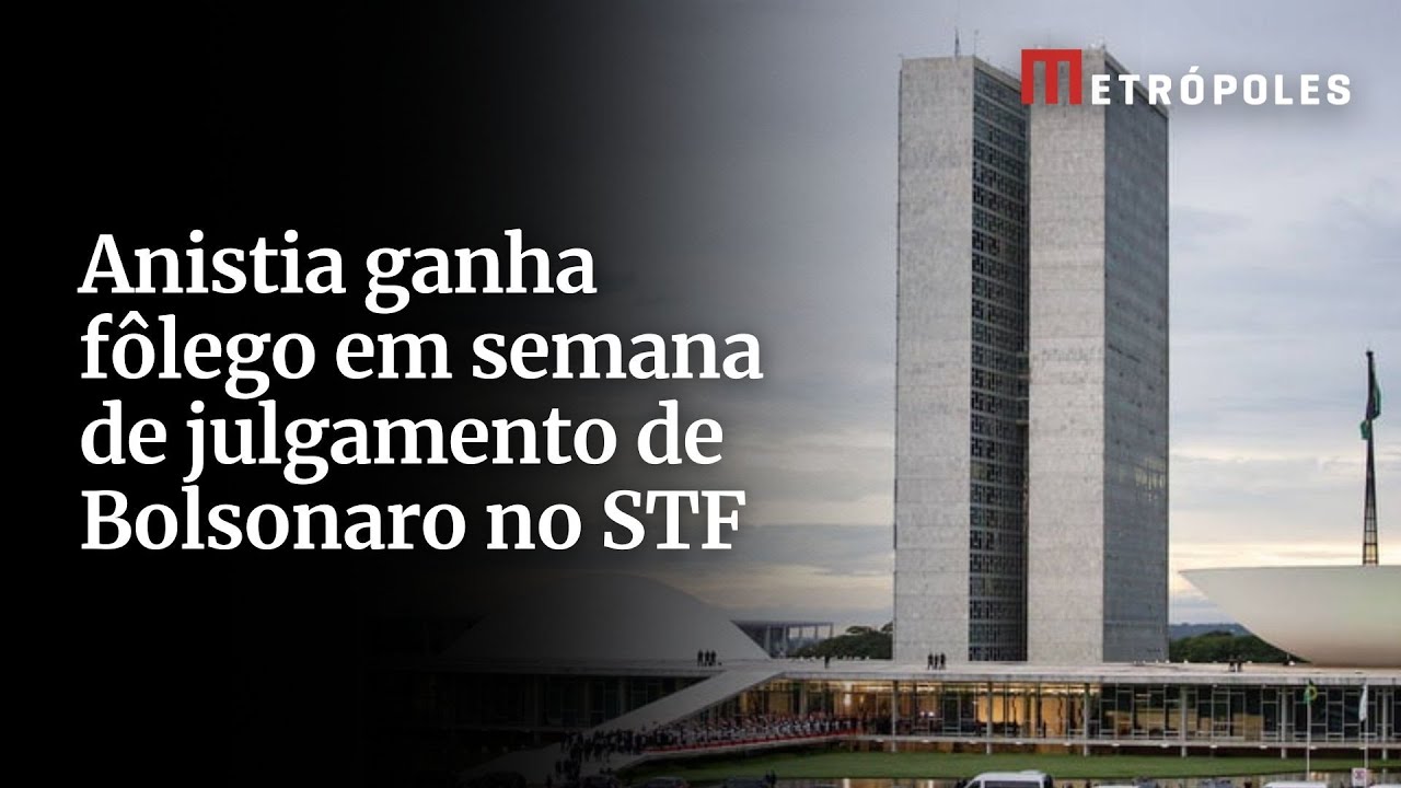 Anistia ganha fôlego em semana de julgamento de Bolsonaro no STF