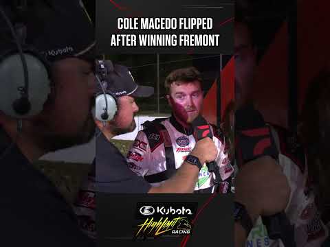 🫣 What a way for Cole Macedo to get his first national sprint car win. #highlimitracing - dirt track racing video image