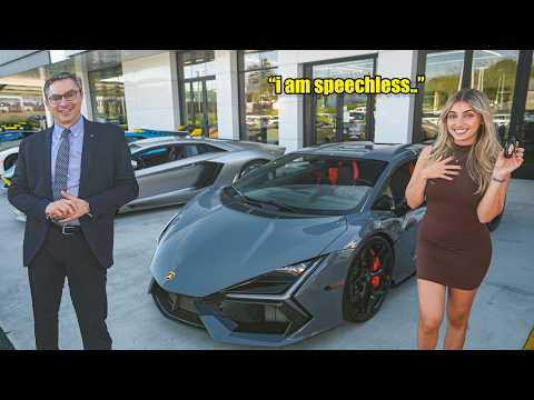 EmeliaHartford's Lamborghini Surprise: Test Driving the Sián