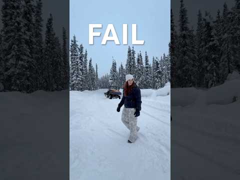PLOW WITH ME AFTER AN ALASKAN SNOWSTORM❄️🌨️ #FAIL