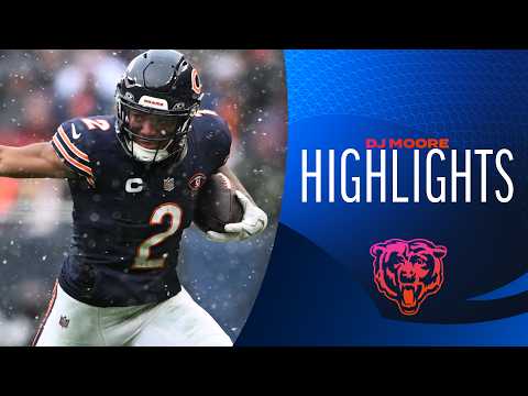DJ Moore Top Plays of the 2023 Regular Season | Chicago Bears video clip
