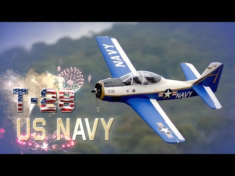 Durafly T-28 Trojan Naval Aviation Centennial Edition 1100mm - HobbyKing Product Video - UCkNMDHVq-_6aJEh2uRBbRmw