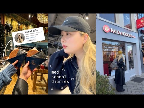 UK Med school vlog: lectures, physio &amp; anatomy lab, trip to Amsterdam with a soon-to-be 1M YouTuber!