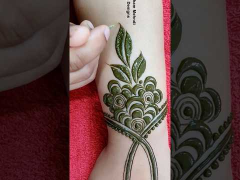 Simple Stylish Mehndi Design #mehndi #henna #mehndidesign