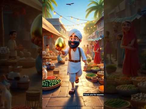 The farmer's Duck lays a golden egg 😱#shorts #ai #farmer