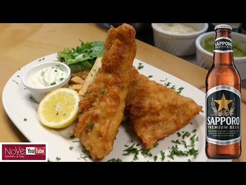 Sapporo Battered Fish & Chips With Wasabi Mayo - Japanese Inspired - UCbULqc7U1mCHiVSCIkwEpxw