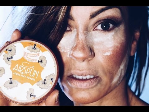 "BAKING" makeup technique "over 40" edition with Coty Airspun powder