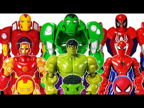 Avengers Mech Armor Go~! Hulk, Iron Man, Spider-Man Transformation!! - UCiRw9xGyL2b6lYfWR1ASIaA