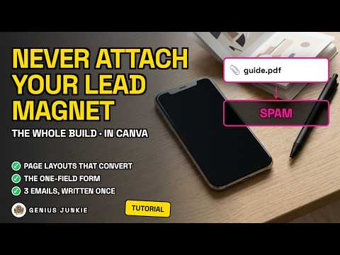 How to Make a Lead Magnet in Canva (And the Delivery Everyone Gets Wrong)