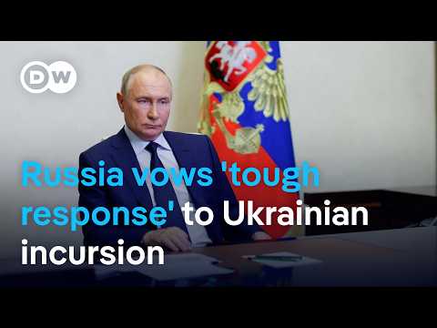 Russia steps up response to Ukrainian incursion of Kursk region | DW News