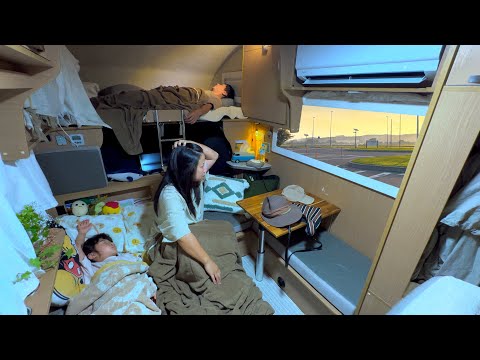 6歳子連れ車中泊旅のリアルな1日｜長距離移動のキャンピングカー内の過ごし方