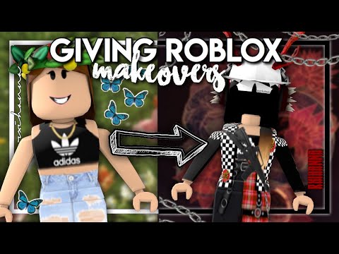 GIVING ROBLOX MAKEOVERS