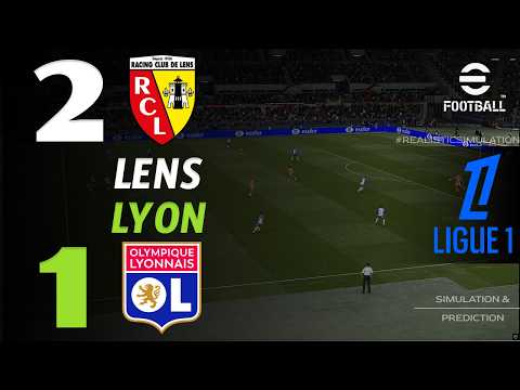 🔴 Lens vs Lyon en direct aujourd'hui | Ligue 1 2026 | Match Live aujourd'hui - Simulation eFootball