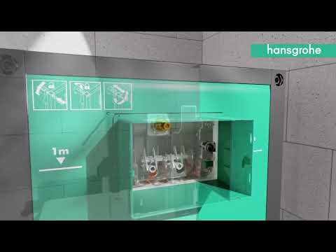 How to install a hansgrohe iFrame Flushing System