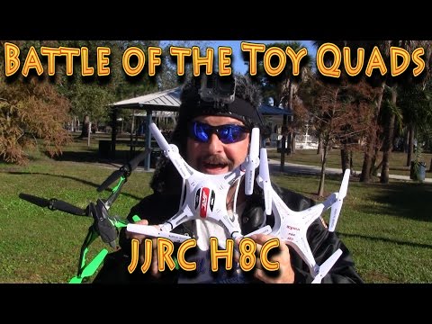 Battle of the Toy Quads: JJRC H8C vs Syma X5C-1 vs Dromida Ominus - UC18kdQSMwpr81ZYR-QRNiDg