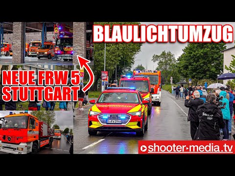 🚨🚨  BLAULICHTUMZUG zur NEUEN FEUER- und RETTUNGSWACHE 5  🚨🚨 | 🚒  Feuerwehr Stuttgart  🚒