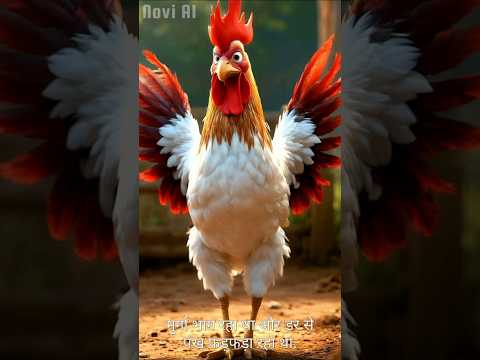 ek Kisan aur murgi ko marne ke liye Bhagirath. 🐓+🧍♂️+🐓#ai #sohrts #shortsfeed #shortvideo #cartoon