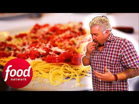 Guy Fieri Explores Florence's Culinary Delights With Local Chefs | Diners, Drive-Ins & Dives