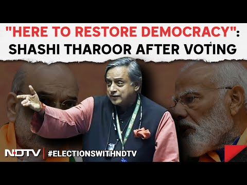 Shashi Tharoor After Voting In Lok Sabha Polls Phase 2: “We’re Here To Restore Democracy"