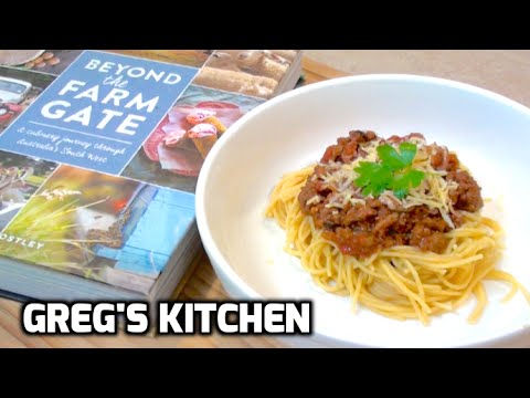 SPAGHETTI BOLOGNAISE RECIPE Beyond The Farm Gate - Greg's Kitchen - UCGXHiIMcPZ9IQNwmJOv12dQ