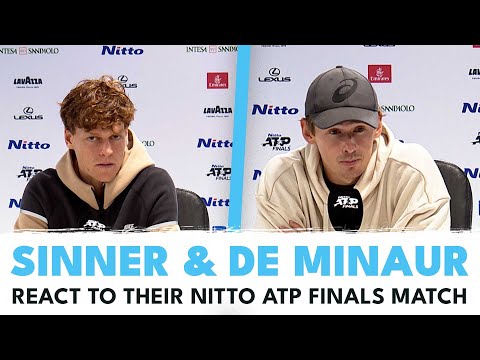 Jannik Sinner & Alex de Minaur Break Down Their Nitto ATP Finals Opener 🗣